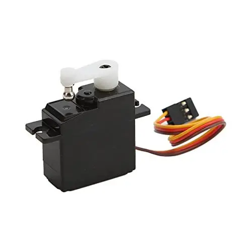 Produktbild: SPYMINNPOO RC Servo, Metall Lenkgetriebe Servo Wasserdichtes Lenkgetriebe Servo Motor 144010-2003 Geeignet für Wltoys 124016 124017 1/12 RC Car Modellspielzeug Zubehör