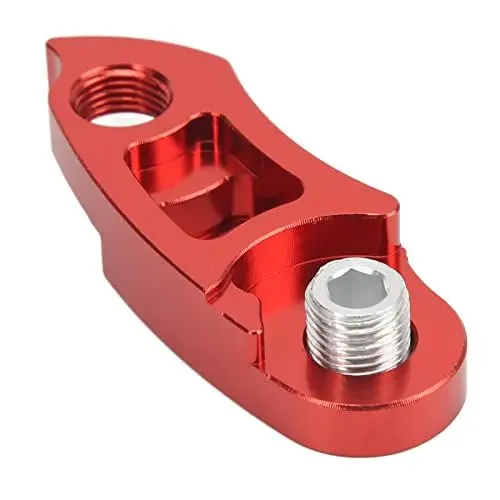 Produktbild: SPYMINNPOO Schaltauge Verlängerung, Fahrrad Aluminiumlegierung, Heckhaken Verlängerung, Fahrradrahmen, Heckhaken Verlängerung für 36T 56T(Rot)