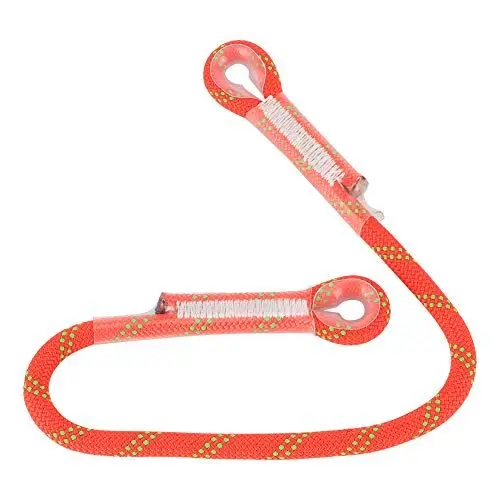 Produktbild: SPYMINNPOO Sicherheitsseil, 60 cm Kurz Klettern Seil Anti Fall Lanyard Outdoor Kletterseil Seil Schnur und Gurtband Fallschutz Sicherheitsseil für Camping