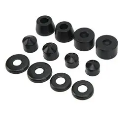 Produktbild: SPYMINNPOO Skateboard Bushings, PU High Resilience Skateboard Dämpfer, Skateboard Longboard Lenkgummis Cup Washers Zubehör Ersatzteile Elektroroller