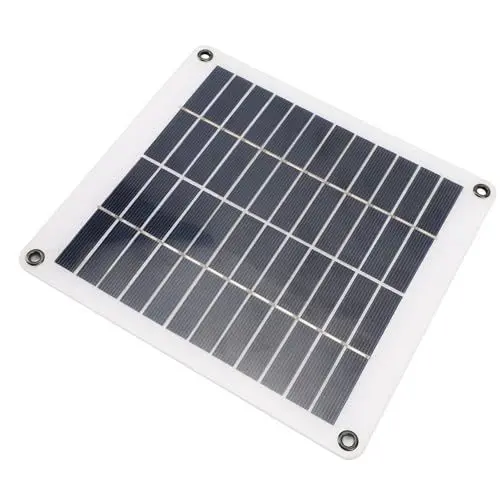Produktbild: SPYMINNPOO Tragbares 10-W-Solarladegerät, Hohe Ausgangseffizienz, Vielseitiges Laden mit Polykristallinem Silikonpanel für 9-12-V-Batterien