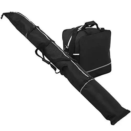 Produktbild: SPYMINNPOO wasserdichte Snowboard-Tasche und Skischuh-Aufbewahrungstaschen für Reisen, Nylon-Tragetaschen-Set