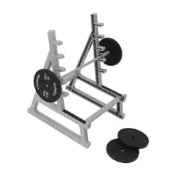 Produktbild: Squat Rack Stifthalter, Fitnessgeräte Mini Stifthalter Langhantel Rack Stifthalter Stiftständer mit Hanteln für Fitness-Enthusiasten und Gewichtheber-Fans