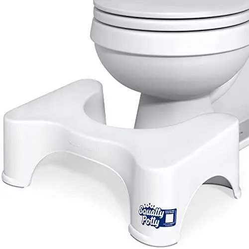 Produktbild: Squatty Potty Original Badezimmer Toilette Schemel, 7-Zoll Höhe, Weiß