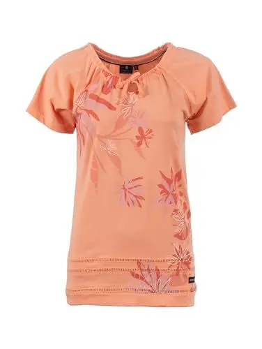 Produktbild: s'questo Shirt 1/2 Florale Verzierungen, feminin Peach 38 Soquesto Kollektion La Dolce Vita