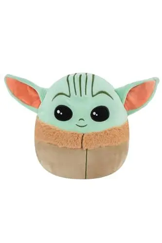 Produktbild: Squishmallows SQK0006 - Grogu 25 cm, offizielles Kelly Toys Plüsch, superweiches Kuscheltier, Das Kind