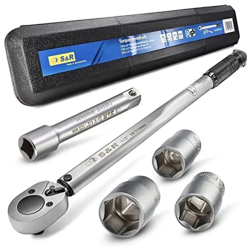 Produktbild: S&R Drehmomentschlüssel 28-210 Nm Set, 1/2