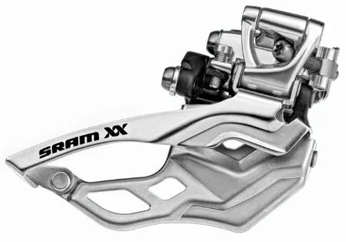 Produktbild: SRAM Umwerfer XX, 38,2mm, Zugverlegung von Oben