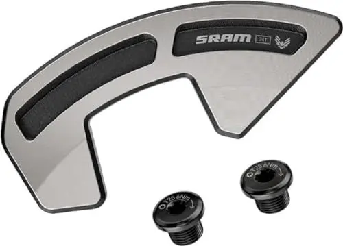 Produktbild: Sram Unisex – Erwachsene Kettenblattschutz-2286480031 Kettenblattschutz, Grau, 34 Zähne