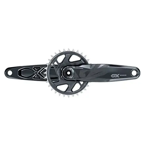 Produktbild: Sram Unisex – Erwachsene Krg Gx Eagle Super Kurbelgarnitur, Schwarz, One Size