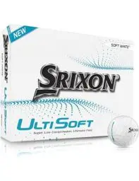 Produktbild: Srixon UltiSoft 4 – Dutzend Golfbälle – weiches Gefühl – sehr geringe Kompression – Kontrolle und Gefühl – Premium-Golfzubehör und Golfgeschenke