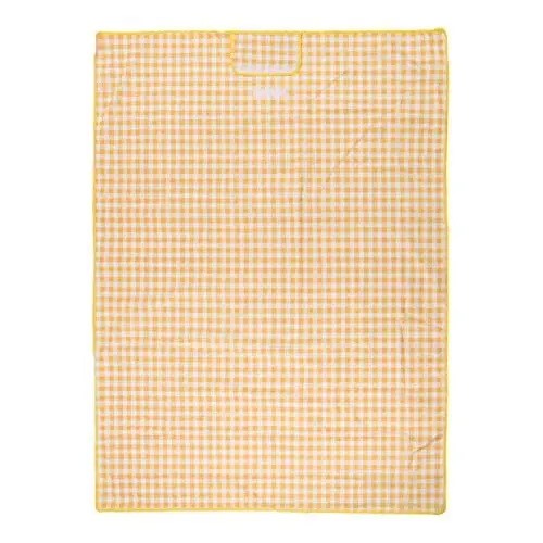 Produktbild: Srliya Picknickdecke, 197 X 144 cm, Wasserdicht, Faltbar, Tragbar, mit Haken- und Schlaufendesign, Outdoor-Picknickmatte, Campingdecke (Gelb)