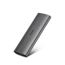 Produktbild: SSK 512GB Externe SSD Festplatte, Portable SSD bis zu 550 MB/s Schnelle External SSD USB 3.2 Gen2 USB C SSD für iPhone 15/Pro, Windows, Mac, Android Mit LED-Licht, Trim, SMART Unterstützt