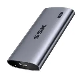 Produktbild: SSK Tragbare SSD 1 TB, bis zu 2000 MB/s Externe Solid-State-Laufwerke, Externe USB 3.2 Gen2X2 NVMe SSD-Festplatte, extrem geringer Stromverbrauch für iPhone 15/MacBook/Pro/OTG-Telefon/Laptops