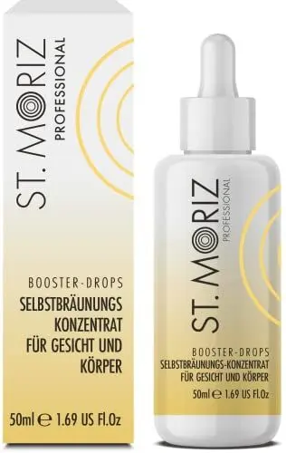 Produktbild: St Moriz Professional Tan Boosting Face Drops, zur Hautpflege hinzufügen für individuelle Bräune, hell bis dunkel 50ml