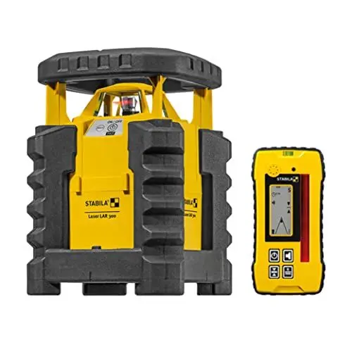 Produktbild: STABILA Rotationslaser LAR 300, 3-teiliges Set, selbstnivellierend, vollautomatisch und motorgesteuert, Wasser- und staubdicht nach IP 65, inkl. Receiver und Tragekoffer