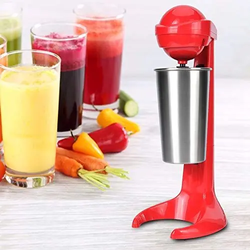 Produktbild: Stabile Elektrische Hochgeschwindigkeits-Milchshake-Maschine, Milchshake-Hersteller, Elektrischer Mixer, Verschiedene Cocktails für Kaffee (EU-Stecker 220 V)