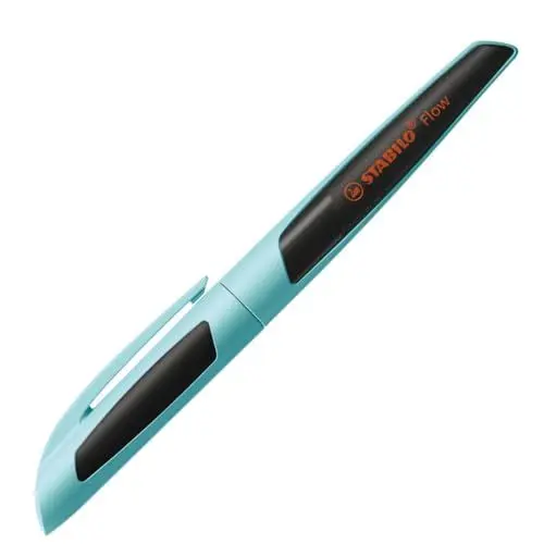 Produktbild: STABILO - Füller - Flow SPORTY in hellblau/schwarz - Einzelstift - inklusive Patrone