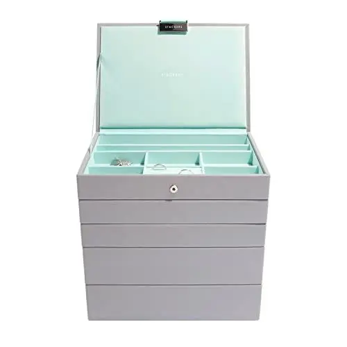 Produktbild: Stackers Grau Mint Klassisch Schmuckschatulle - 5