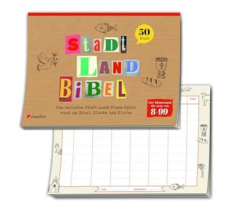 Produktbild: Stadt, Land, Bibel: Das beliebte Stadt-Land-Fluss-Spiel rund um Bibel, Glaube und Kirche