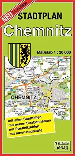 Produktbild: Stadtplan Chemnitz: Maßstab 1:20000