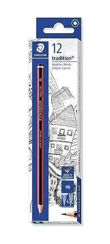 Produktbild: STAEDTLER 110 Tradition Bleistift Zedernholz 4B 12 Stück