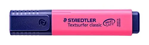 Produktbild: STAEDTLER 364-23 Textsurfer classic Textmarker, Keilspitze, circa 1 - 5 mm, 10 Stück im Kartonetui, pink