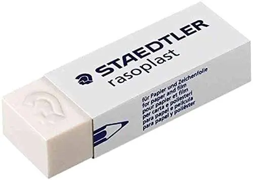 Produktbild: STAEDTLER 526 B20 Radierer rasoplast phtalat und latexfrei, 65 x 13 x 23 mm, Weiß, 1 Stück