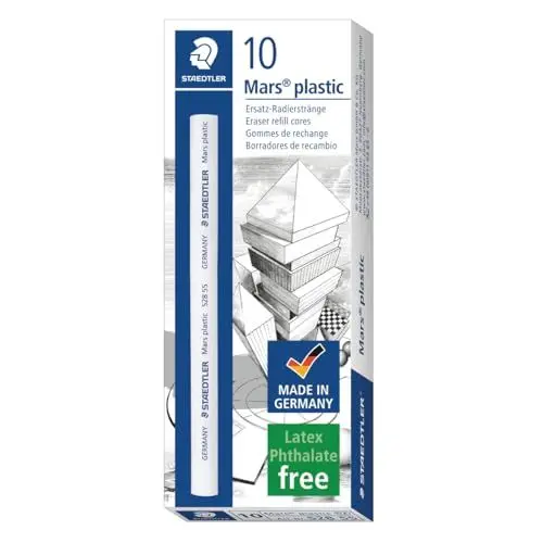 Produktbild: STAEDTLER 528 55 Ersatz-Radierstrang Mars plastic 10 Stück im Kartonetui
