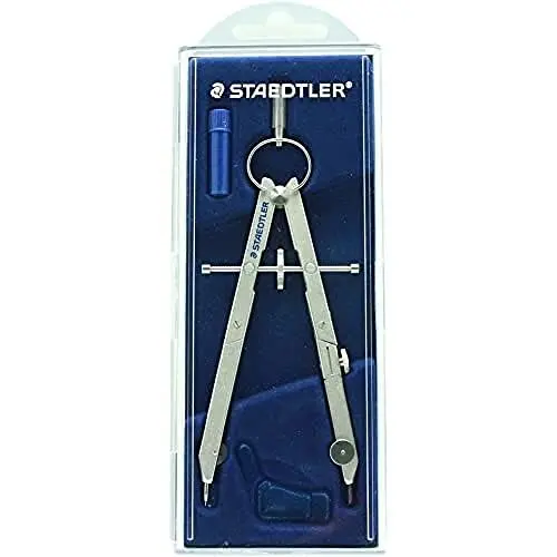 Produktbild: STAEDTLER 551 01 Mars Comfort 551 Präzisionszirkel im Klappdeckeletui, silber