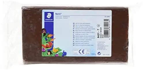 Produktbild: STAEDTLER 8421 Noris Club Plastilin-Knete, 1000 g, braun