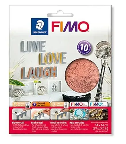 Produktbild: STAEDTLER 8781-26 - Fimo Blattmetall Kupfer, 10 Blatt im Kartonkuvert