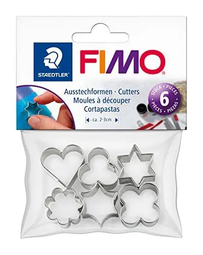 Produktbild: STAEDTLER FIMO Ausstechformen Metall 6St, 1 - Pack, Silber