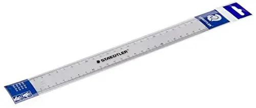 Produktbild: STAEDTLER Lineal, 30 cm Länge, beidseitige Skalierung für Links- und Rechtshänder, aus transparentem Kunststoff, Lineal im Polybeutel, 562 200 PB