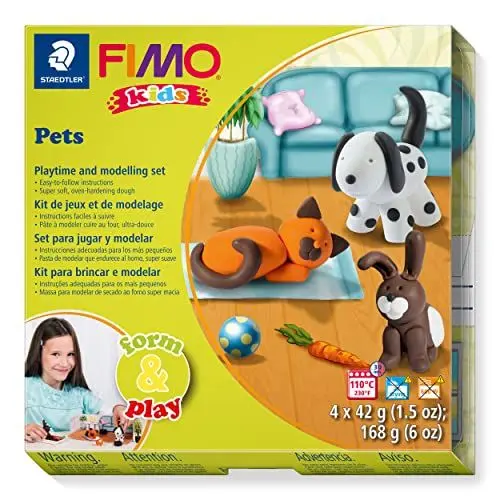 Produktbild: Staedtler 8034 02 LY Fimo kids Farm Formen- und Spiel-Set