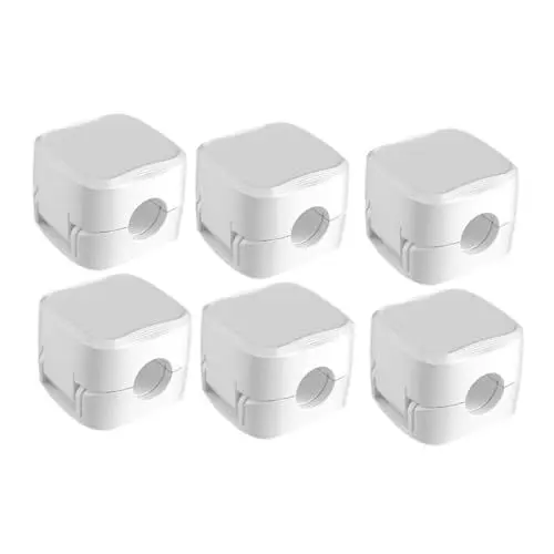 Produktbild: STAHAD 6 Stück Datenkabel Organizer Kabelhalter Schreibtisch Kabel Selbstklebender Organizer Kabelklemmen Kabelhalter Clips USB Kabel Organizer Kabel Draht Clips Schreibtisch