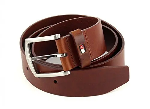 Produktbild: Tommy Hilfiger Ledergürtel NEW DENTON 4 cm, Braun (Dark Tan), 110
