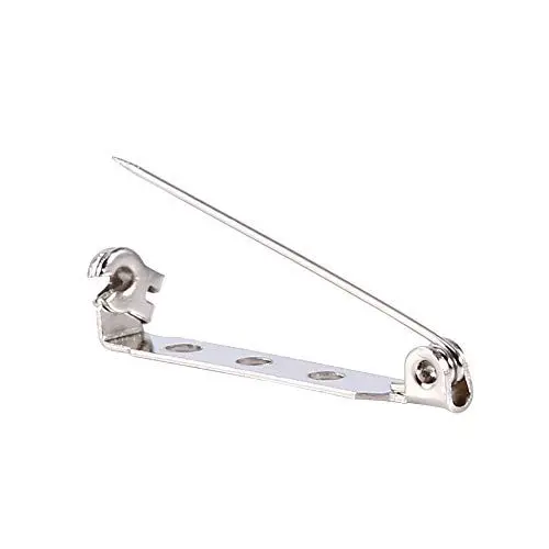 Produktbild: Stangennadeln, Sicherheitsnadel Verschluss Verschluss Handwerk Brosche Lock Back Catch Rolling DIY 20mm 25mm 32mm 38mm 50St (25mm)