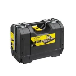 Produktbild: Stanley 3-in-1 Werkzeugkoffer (31,2 x 23,4 x 42,6 cm für Hand-, Elektrowerkzeuge und Zubehör, Innenteiler anpassbar) STST1-71963