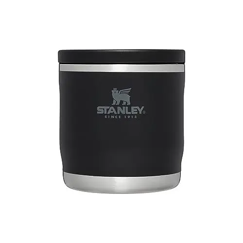 Produktbild: Stanley Adventure To-Go Food Jar 0.35L - Thermobehälter Für Essen - 4 Stunden Heiß - 4 Stunden Kalt - Auslaufsicher - Einfaches Reinigen - Breite Öffnung - Spülmaschinenfest - BPA Frei - Black
