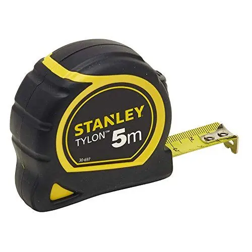 Produktbild: STANLEY Maßband Bandmaß Tylon 0-30-697 (5 m, Tylon-Polymer Schutzschicht, verschiebbarer Endhaken, Kunststoffgehäuse)