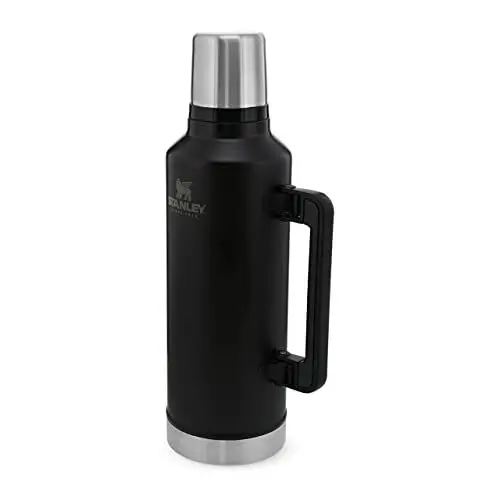 Produktbild: Stanley Classic Legendary Thermosflasche 2.3L - Thermos Hält 48 Stunden Heiß Oder Kalt - Edelstahl Thermoskanne - BPA-Frei - Spülmaschinenfest - Matte Black