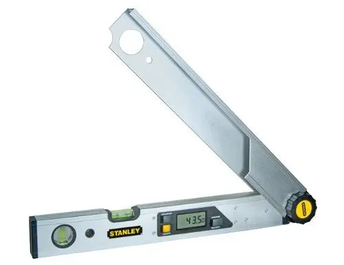 Produktbild: Stanley Digitaler Winkelmesser, Wasserwaage (40 cm Schenkellänge, 0°-225° Messbereich, LCD-Anzeige) 0-42-087