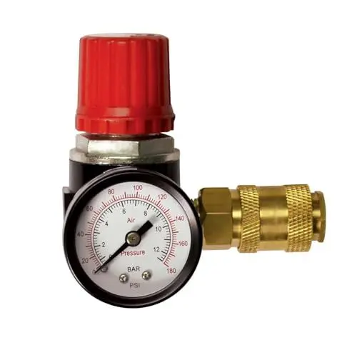 Produktbild: Stanley Druckminderer ¼ Zoll – Druckminderer gasflasche mit Manometer und Luftventil – Druckschalter 12 Bar Präzises Druckmanagement – Gasregler Präzise Druckregelung – Stahl