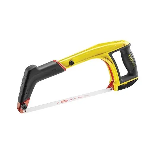 Produktbild: STANLEY FatMax 5-in-1 Multifunktionssäge 430mm 0-20-108 – Bügelsäge für Metall, Säbelsäge mit Stichsäge Saw Japansäge Metallsäge Astsäge - Handsäge & Kurzsäge mit 45° Anschlag