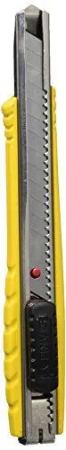 Produktbild: Stanley FatMax Cuttermesser 0-10-411 (9 mm Klingenbreite, 135 mm Länge, schmales Messer mit Abbrechklinge für präzise Schnitte, robuster Aluminiumkorpus, rutschfester Griff, mit Befestigungsclip)