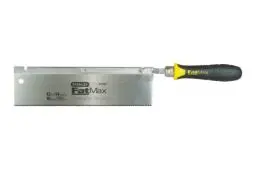 Produktbild: Stanley FatMax Feinsäge, umlegbar, extra breites Blatt, Rücken stahlverstärkt, ergonomischer Handgriff,0-15-252