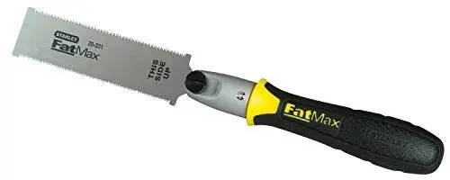 Produktbild: Stanley FatMax Mini Zugsäge (ergonomischer Handgriff, biegsames Blatt, 23-Punkt Zahngeometrie) 0-20-331