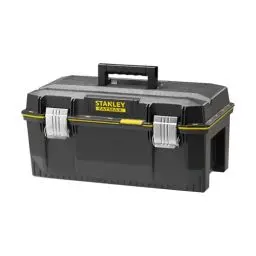 Produktbild: STANLEY FatMax STANLEY Werkzeugkoffer leer Werkzeugkasten -tragbar mit Griff - Werkzeugkiste (96,2 x 59,1 x 57,8 cm, robust, belastbar, 190l Stauraum, Koffer mit Metallverschlüssen, 1-94-749