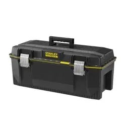 Produktbild: Stanley FatMax Werkzeugbox (71 x 31 x 29 cm, spritzwassergeschützer Koffer, robuste nicht-rostende Metallschließen, Box mit Gummiabdichtung für mehr Schutz) 1-93-935